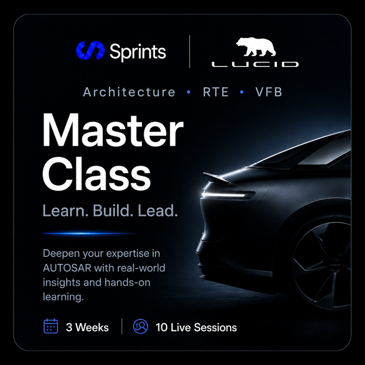 Lucid x Sprints - AUTOSAR MasterClass